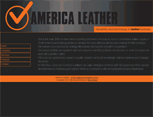 Tablet Screenshot of americaleather.com.br